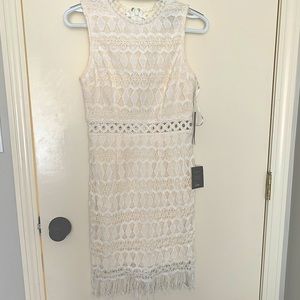 XS White Lulus Dress, never worn